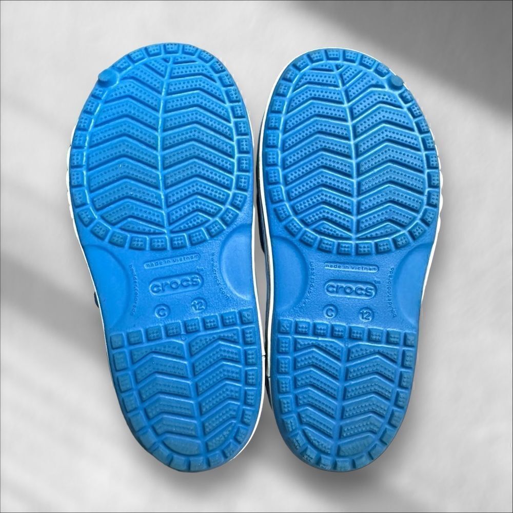 CROCS Toddler Kids Childrens Crocband Sandals Blue size 12C - Picture 12 of 16